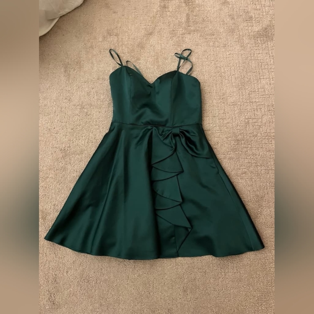 Green Formal Homecoming Dress